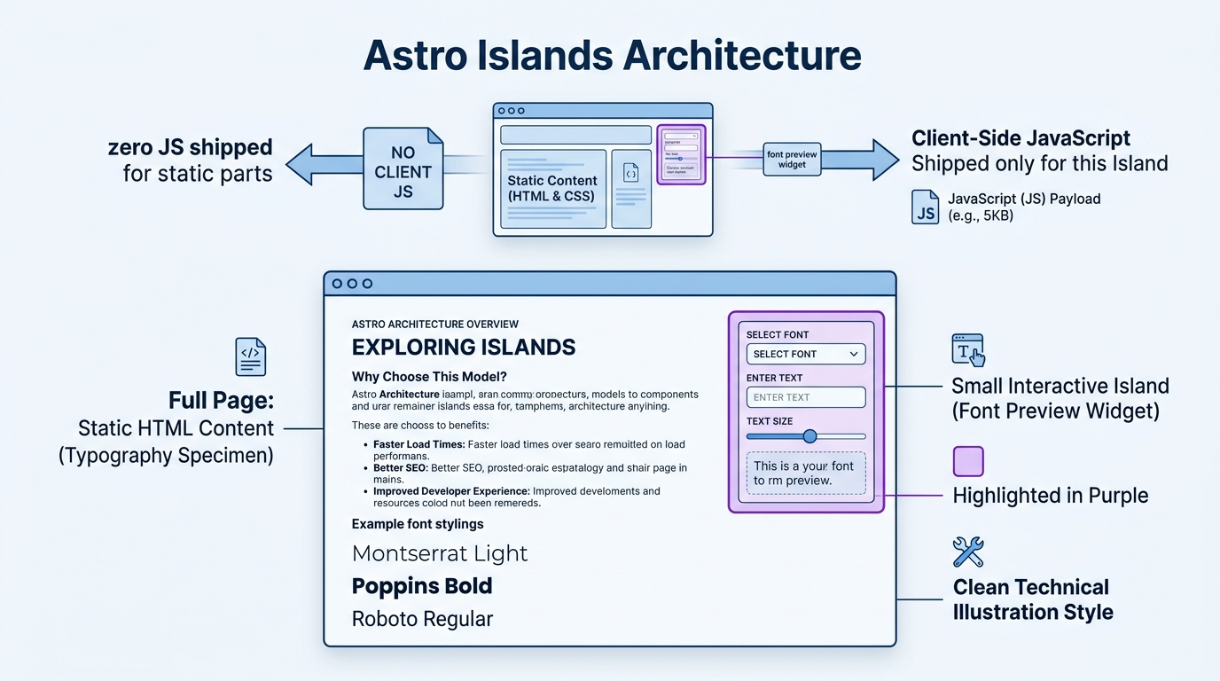 Astro Islands Architecture explained